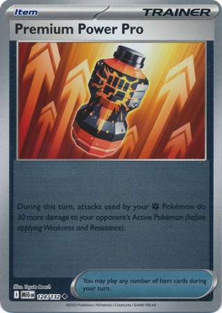 Premium Power Pro 124/132 Reverse Holo | Mega Evolution | Pokemon Card