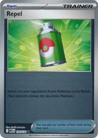Repel 126/132 Reverse Holo | Mega Evolution | Pokemon Card