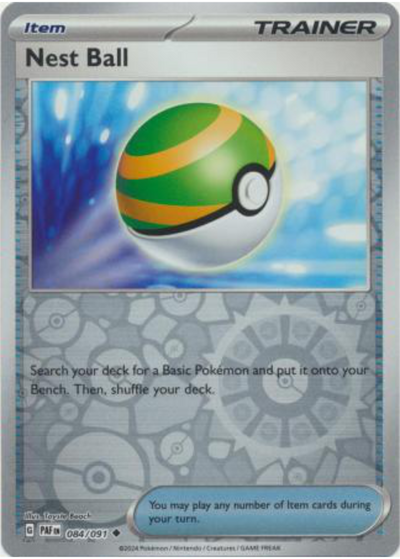 Nest Ball 84/91 Reverse Holo | Paldean Fates | Pokemon Card