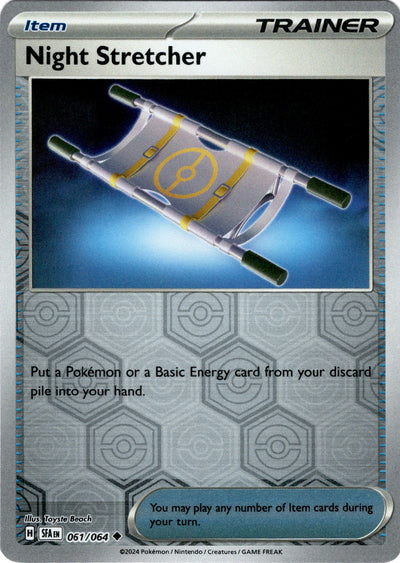 Night Stretcher 61/64 Reverse Holo | Shrouded Fable | Pokemon Card