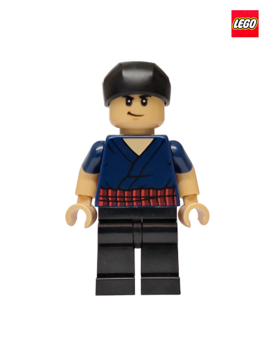 Roronoa Zoro (Dark Blue Shirt) | One Piece | LEGO Minifigure