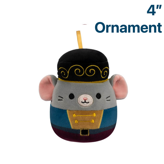 Nutcracker Mouse ~ Holiday 4" Ornament Squishmallow Plush ~ PRE-ORDER ~ LIMIT 1 PER CUSTOMER