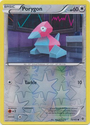Porygon 72/101 Reverse Holo | Plasma Blast | Pokemon Card