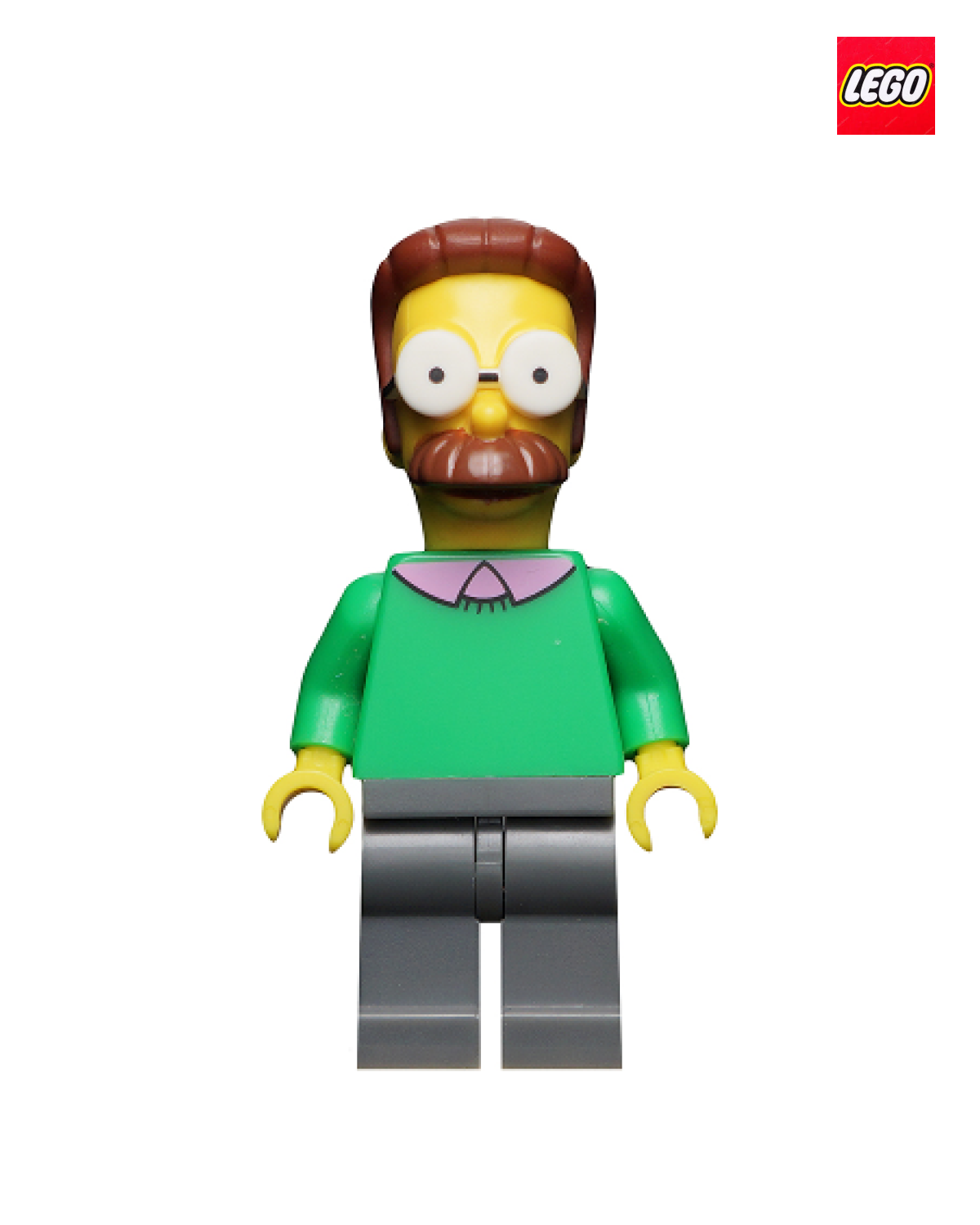 Ned Flanders | The Simpsons Series 1 | LEGO Minifigure | The Simpsons Series 1 | LEGO Minifigure