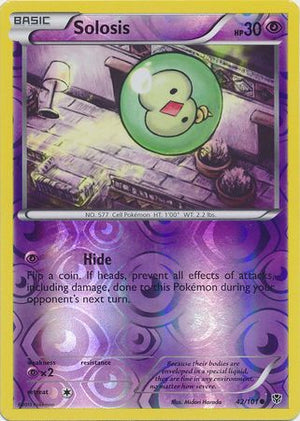 Solosis 42/101 Reverse Holo | Plasma Blast | Pokemon Card