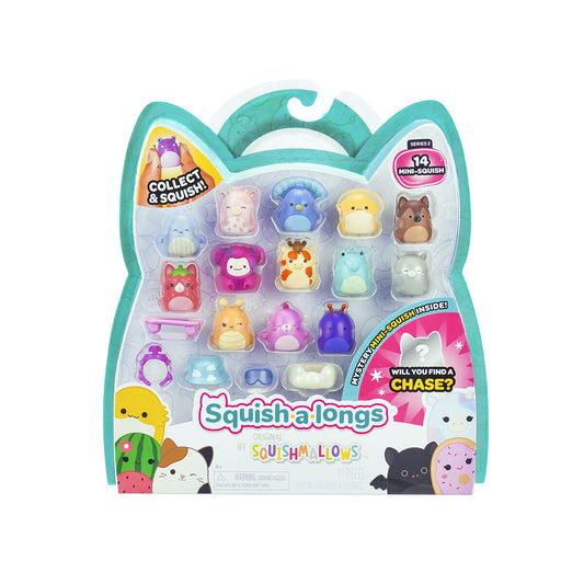 14 Pack - Squish-A-Longs Series 2 (B) Mario German Shepherd Squishmallow Toys