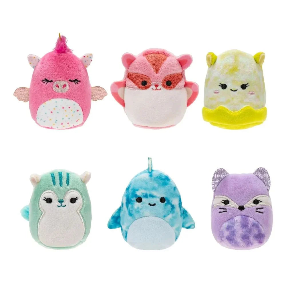 Cute and Colorful Squad ~ 6 Pack 2" Squishville Plush ~ In Stock!