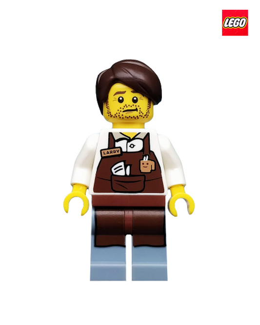 Larry the Barista | LEGO Movie 1 Series | LEGO Minifigure | LEGO Movie 1 Series | LEGO Minifigure