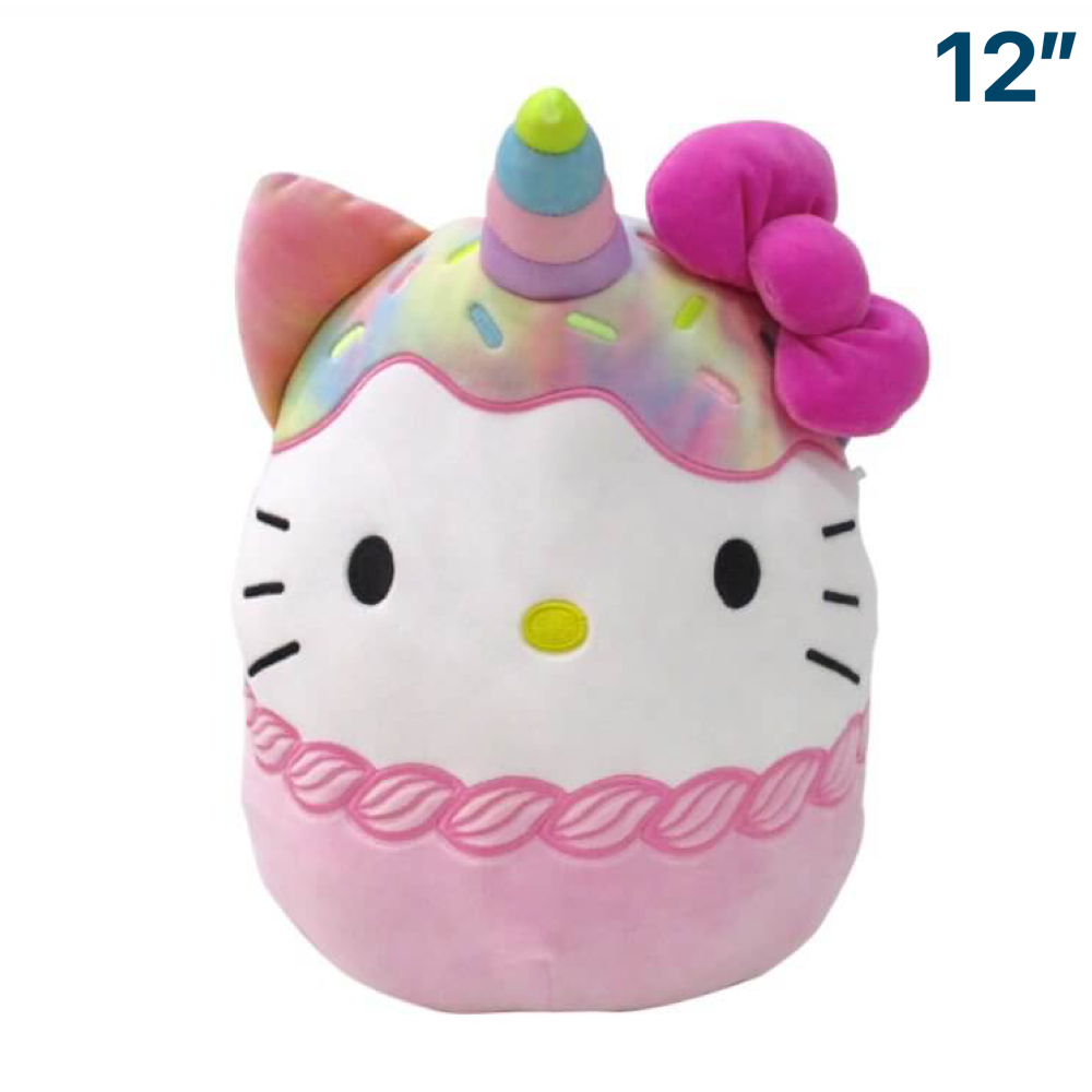 Hello Kitty Unicorn Ice Cream / Cupcake ~ 12" inch Squishmallows ~ Hello Kitty S