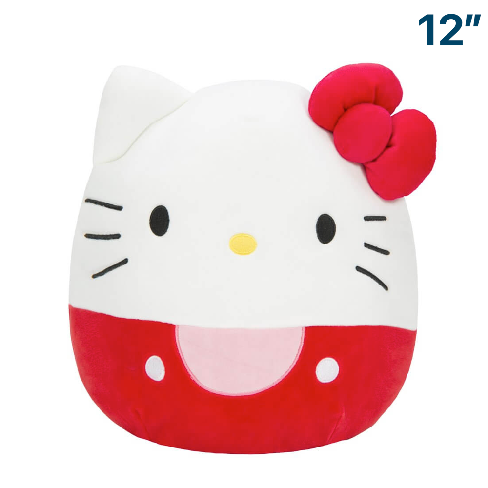 Hello Kitty (RED) ~ 12" inch Squishmallows ~ Hello Kitty 2023 SQUAD ~ In Stock!
