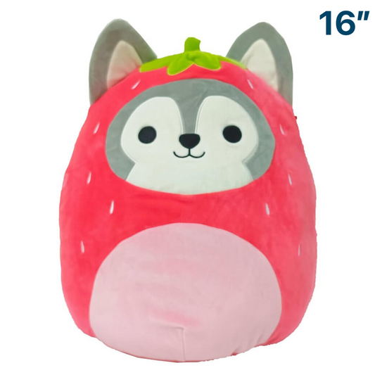 Ryan the Husky Strawberry ~ 16" inch Costume Squad Squishmallow