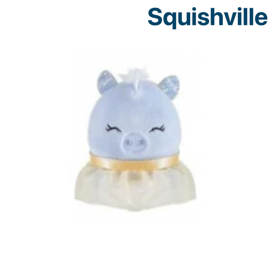 Anka the Unicorn with Gold Tutu ~ 2" Individual SERIES 4 Squishville by Squishmallow
