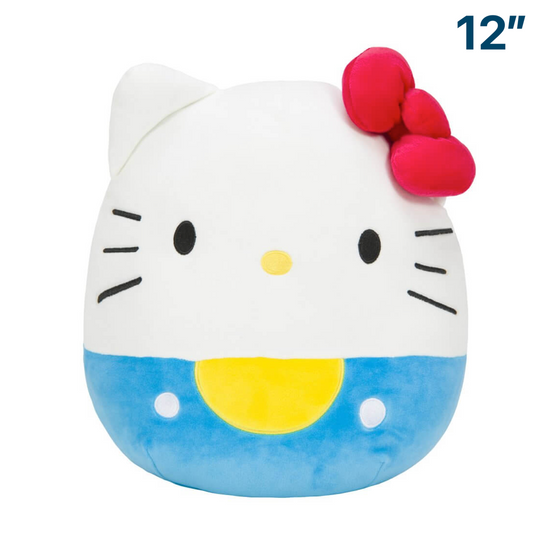 Hello Kitty (BLUE) 12" inch Squishmallows ~ Hello Kitty 2023 SQUAD ~ In Stock!
