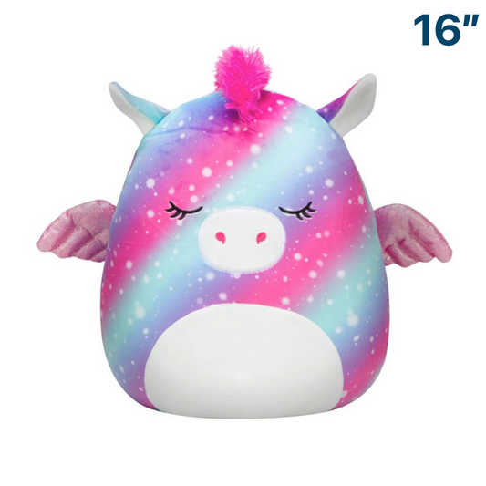 Tie-Dye Pegasus ~ 16" inch Squishmallow ~ In Stock!