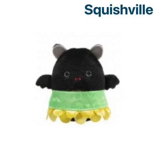 Emily the Black Bat with Green Dress ~ 2" Individual SERIES 4 Squishville by Squ