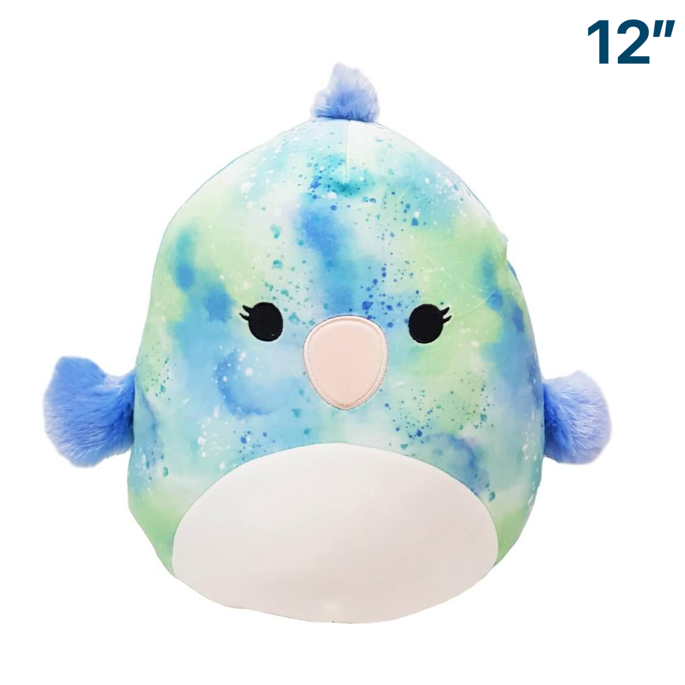 Lois the Tie-Dye Parrot ~ 12" Squishmallow Plush ~ NOW SHIPPING!