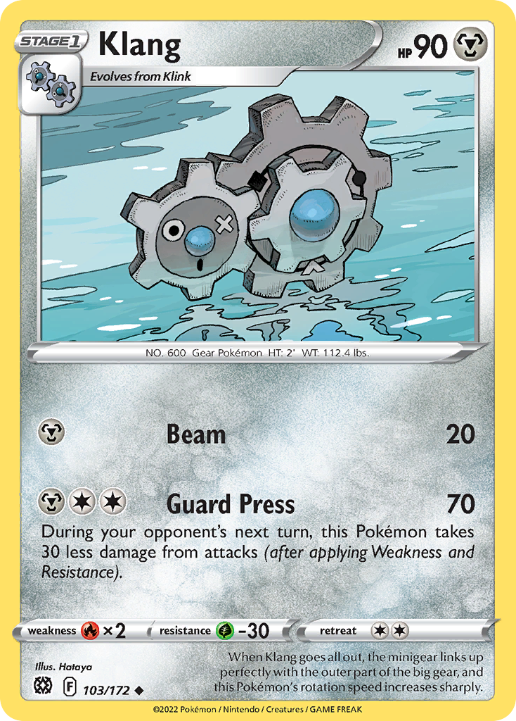 Klang 103/172 Uncommon | Brilliant Stars | Pokemon Card