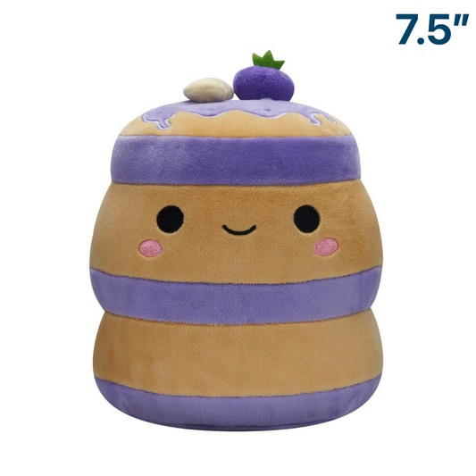 Blueberry Pancakes Stack ~ 7.5" Squishmallow Plush ~ PRE-ORDER ~ Limit ONE Per Customer