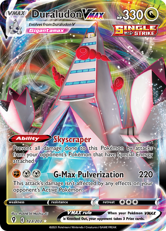 Duraludon VMAX 123/203 Rare Holo VMAX | Evolving Skies | Pokemon Card