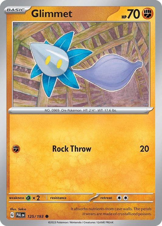 Glimmet 125/193 Common | Paldea Evolved | Pokemon Card