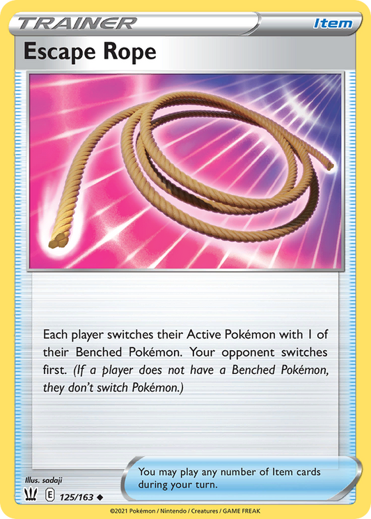 Escape Rope 125/163 Uncommon | Battle Styles | Pokemon Card