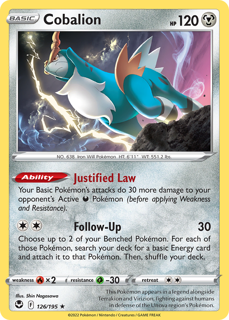 Buy Cobalion Rare | Silver Tempest