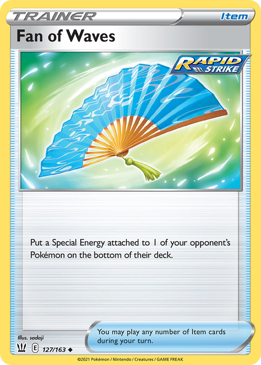 Fan of Waves 127/163 Uncommon | Battle Styles | Pokemon Card