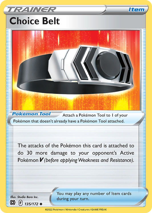 Choice Belt 135/172 Uncommon | Brilliant Stars | Pokemon Card
