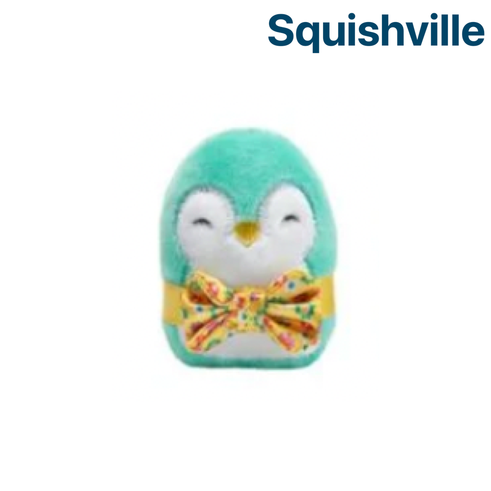 Tanner the Penguin with Bow Tie ~ 2" Individual SERIES 4 Squishville by Squishma