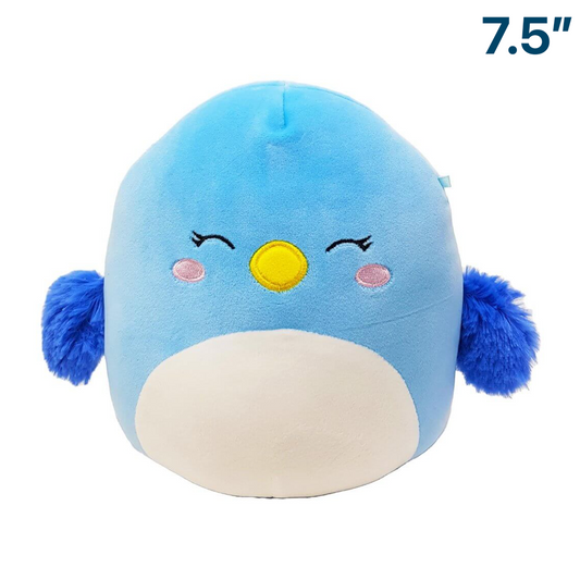 Bebe the Blue Parrot Bird ~ 7.5" inch Squishmallows ~ IN STOCK!