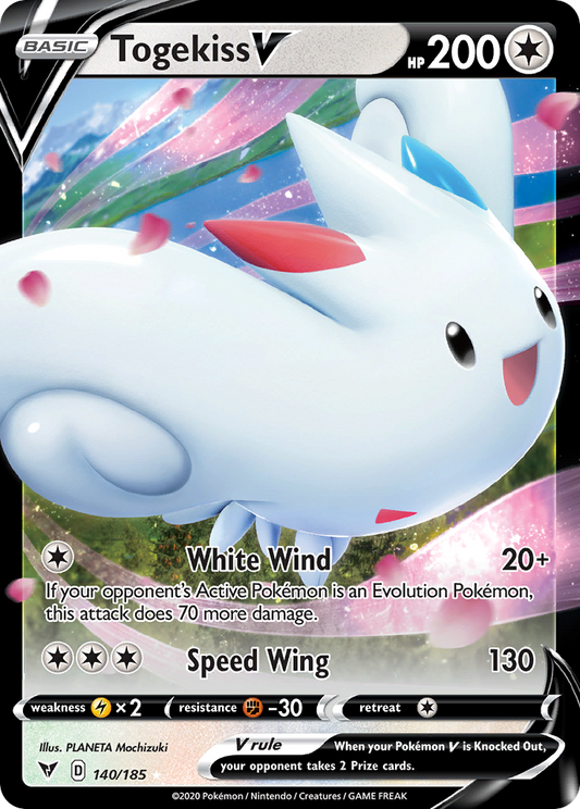 Togekiss V 140/185 Rare Holo V | Vivid Voltage | Pokemon Card
