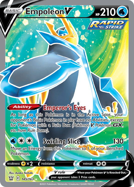 Empoleon V 145/163 Rare Ultra | Battle Styles | Pokemon Card