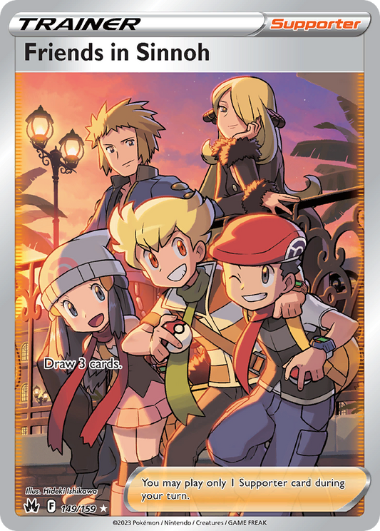 Friends in Sinnoh 149/159 Rare Ultra | Crown Zenith | Pokemon Card