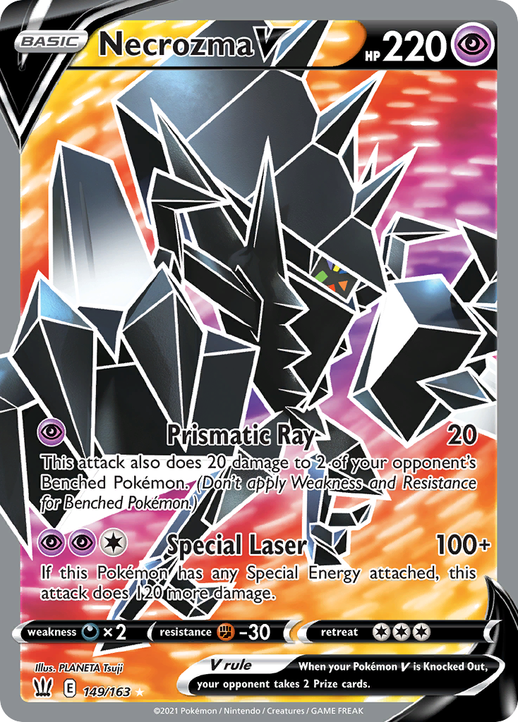 Necrozma V 149/163 Rare Ultra | Battle Styles | Pokemon Card