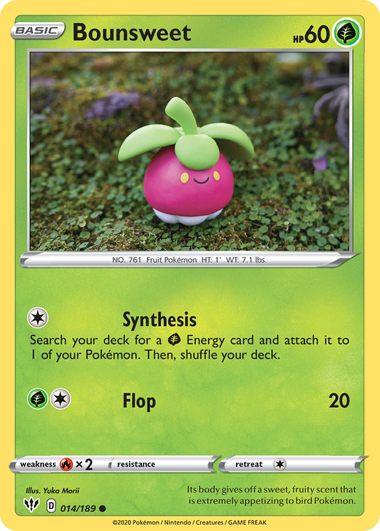 Bounsweet 14/189 Common | Darkness Ablaze | Pokemon Card