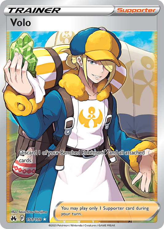 Volo 151/159 Rare Ultra | Crown Zenith | Pokemon Card