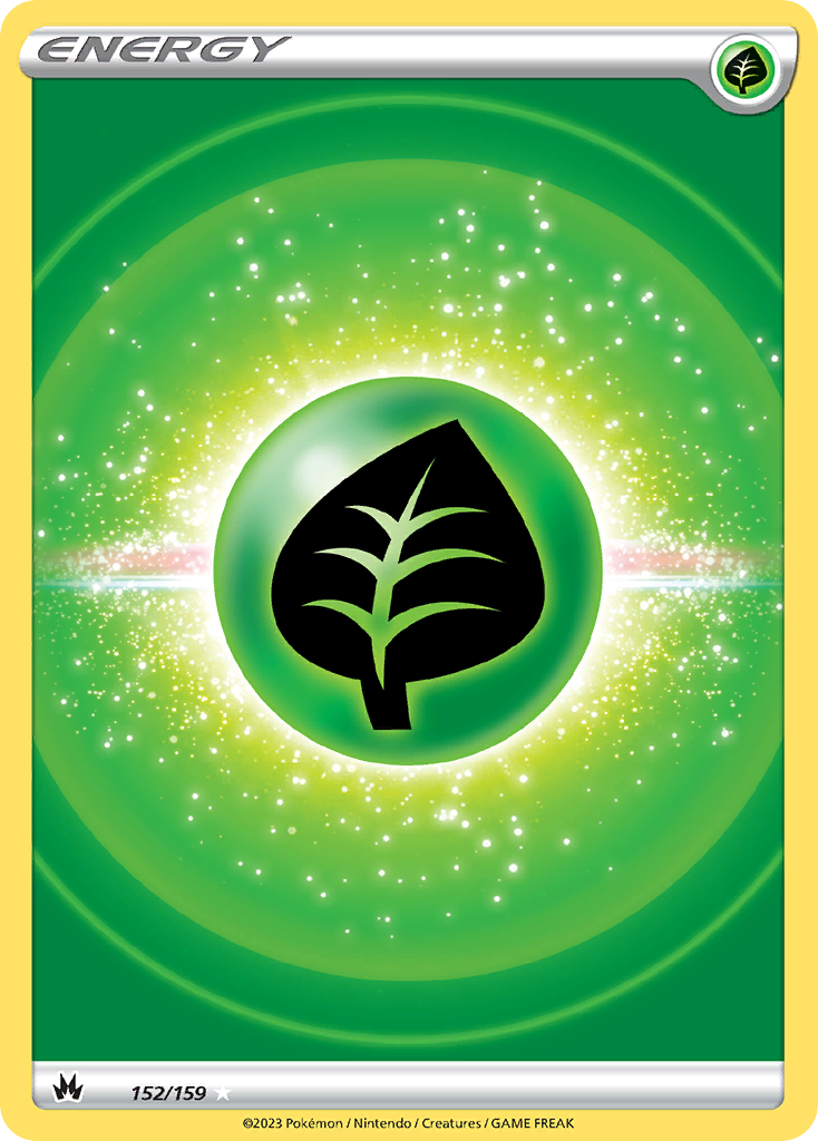 Grass Energy 152/159 Rare Ultra | Crown Zenith | Pokemon Card