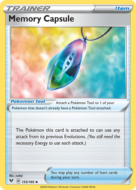 Memory Capsule 155/185 Uncommon | Vivid Voltage | Pokemon Card