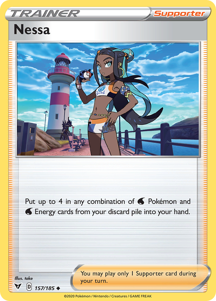 Nessa 157/185 Uncommon | Vivid Voltage | Pokemon Card