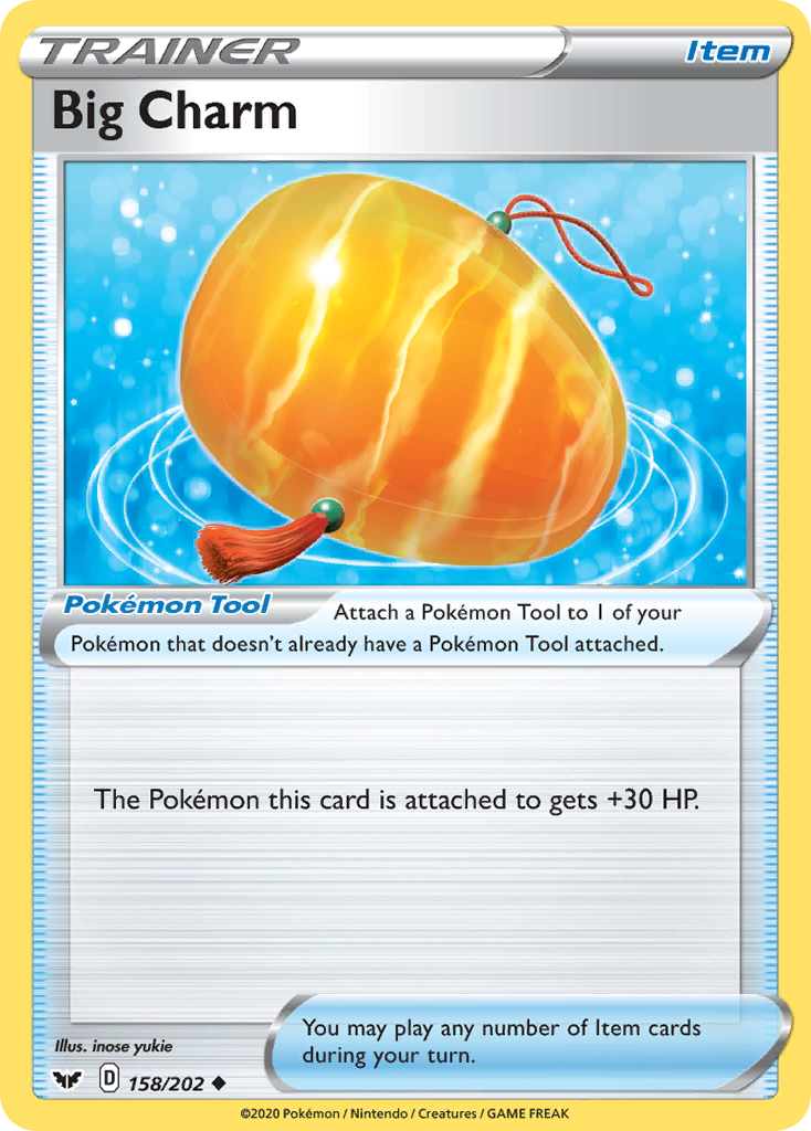 Big Charm 158/202 Uncommon | Sword & Shield | Pokemon Card