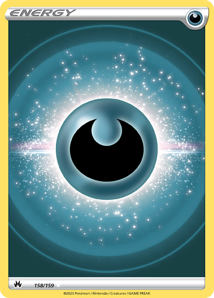 Darkness Energy 158/159 Rare Ultra | Crown Zenith | Pokemon Card