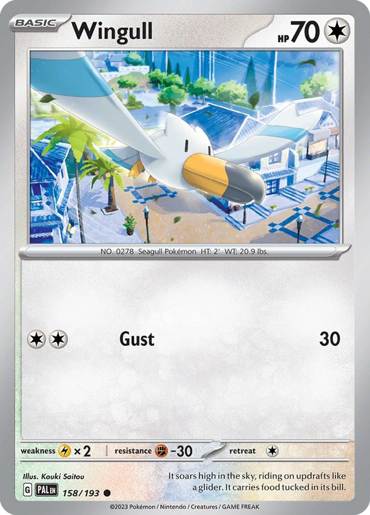 Wingull 158/193 Common | Paldea Evolved | Pokemon Card