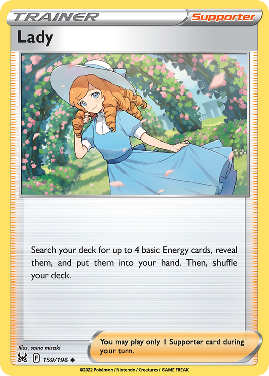 Lady 159/196 Uncommon | Lost Origin | Pokemon Card