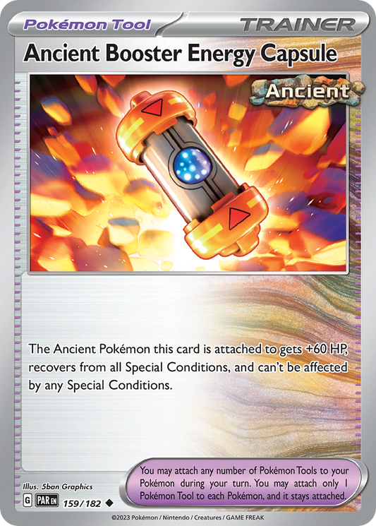 Ancient Booster Energy Capsule 159/182 Uncommon | Paradox Rift | Pokemon Card