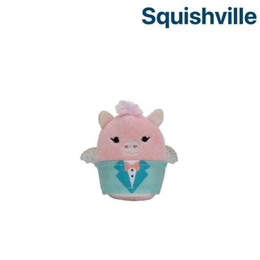Pink Pegasus with Blue Suit ~ 2" Individual Squishville by Squishmallows