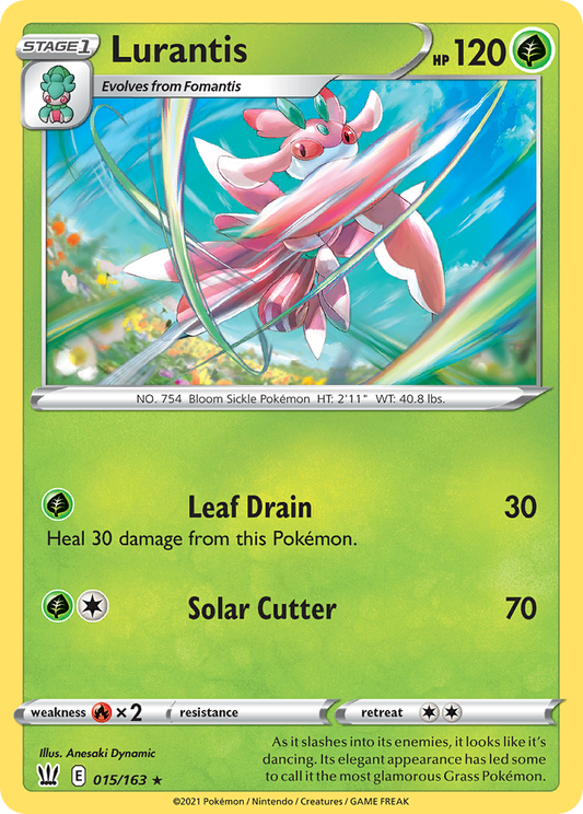 Lurantis 15/163 Rare | Battle Styles | Pokemon Card