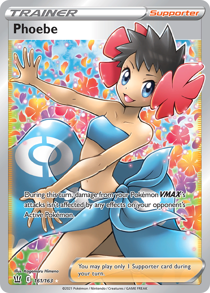 Phoebe 161/163 Rare Ultra | Battle Styles | Pokemon Card
