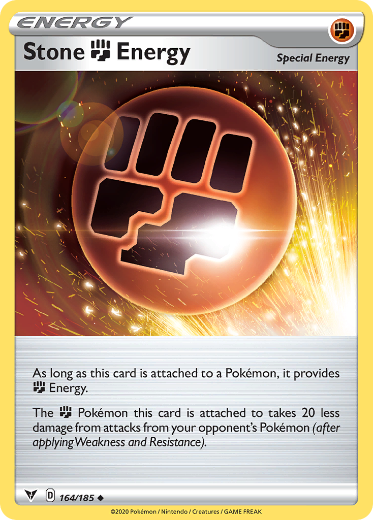 Stone Fighting Energy 164/185 Uncommon | Vivid Voltage | Pokemon Card