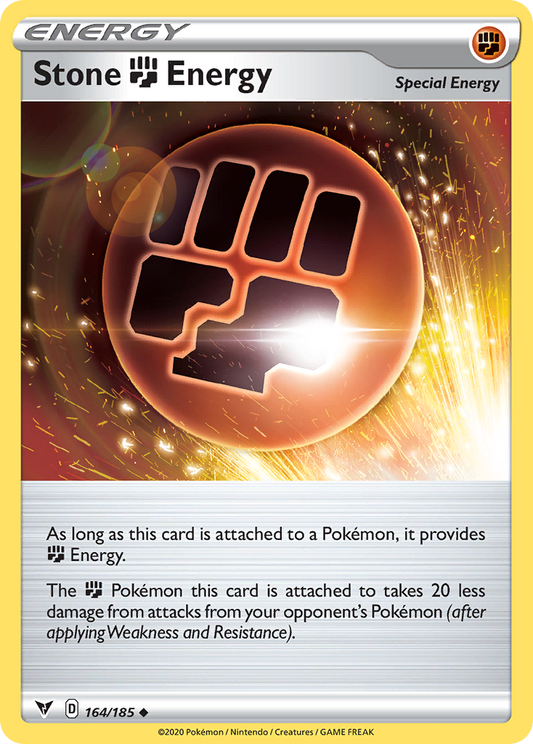 Stone Fighting Energy 164/185 Uncommon | Vivid Voltage | Pokemon Card