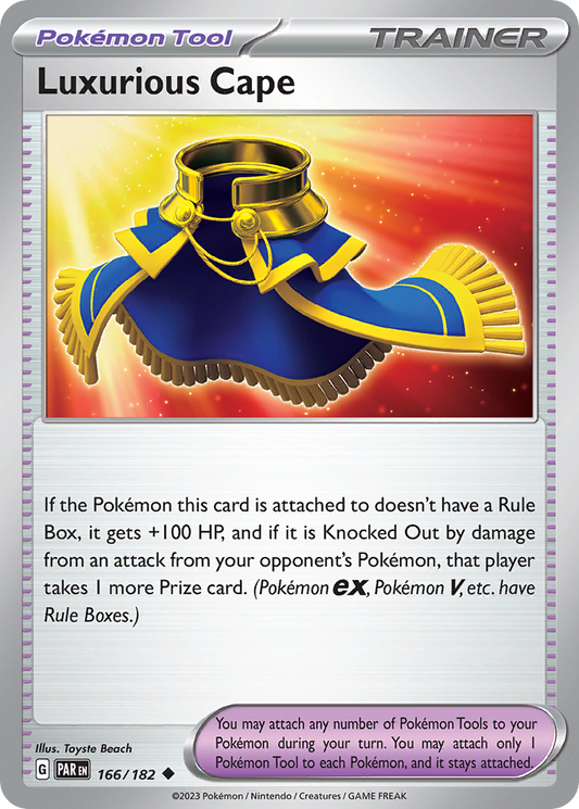 Luxurious Cape 166/182 Uncommon | Paradox Rift | Pokemon Card